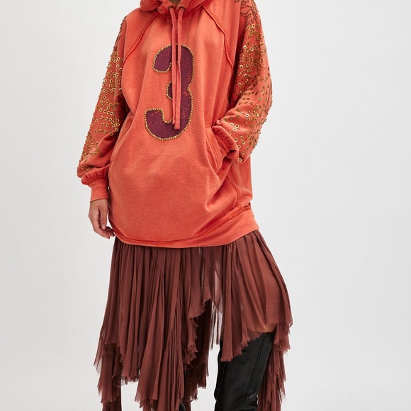 FP We The Free Sparkle Daze Kanga Hoodie NWT Size M - Picture 4 of 4